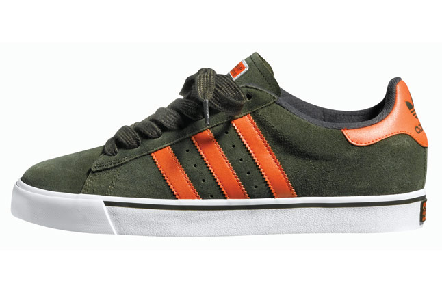 Adidas Skate Campus Vulc Green Side 1