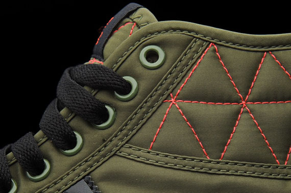 adidas Originals Nizza High Zipper - Olive Flight Jacket