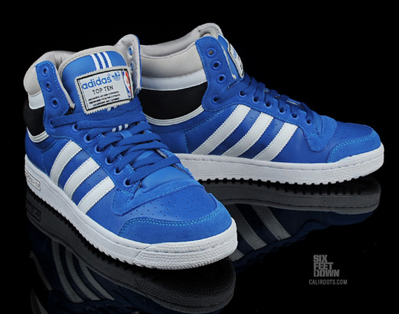 Adidas Top Ten Hi Blue White Blk 06