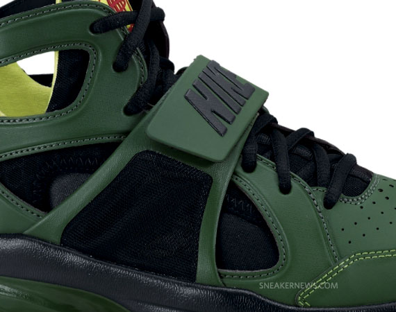 Nike Zoom Huarache Tr Mid Green Hornet New Img 06