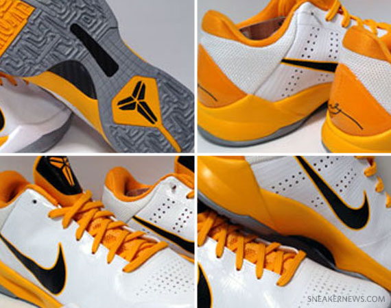 Nike Zoom Kobe V (5) - White - Black - Del Sol