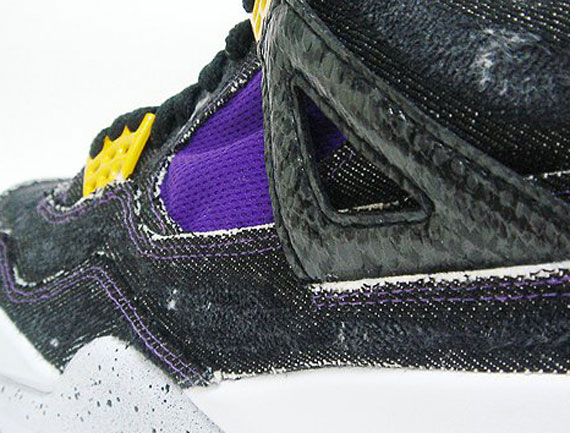 Air Jordan Iv Black Mamba Customs By Lazy 10