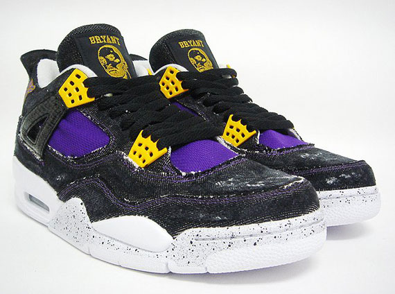 Air Jordan Iv Black Mamba Customs By Lazy 2