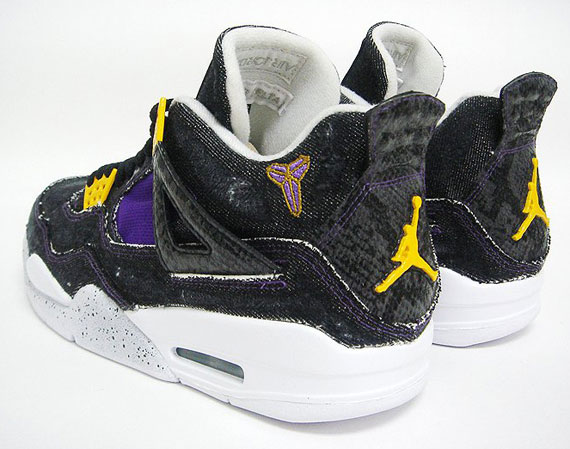 Air Jordan Iv Black Mamba Customs By Lazy 4