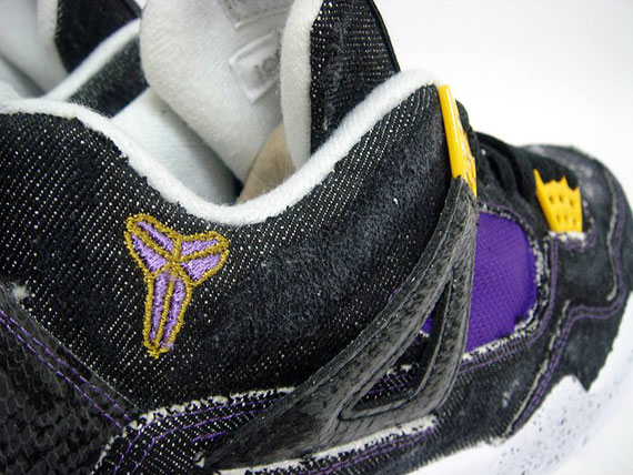 Air Jordan Iv Black Mamba Customs By Lazy 8