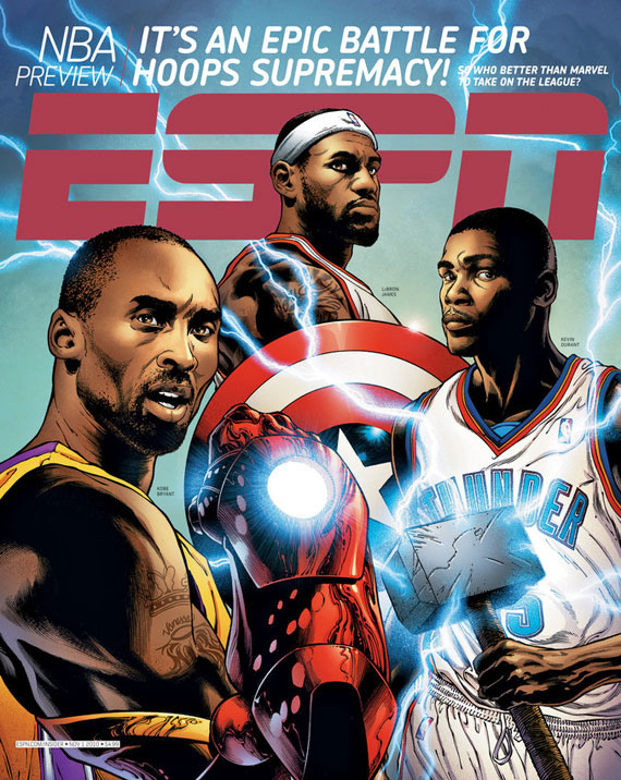 Marvel Nba Covers Espn 23