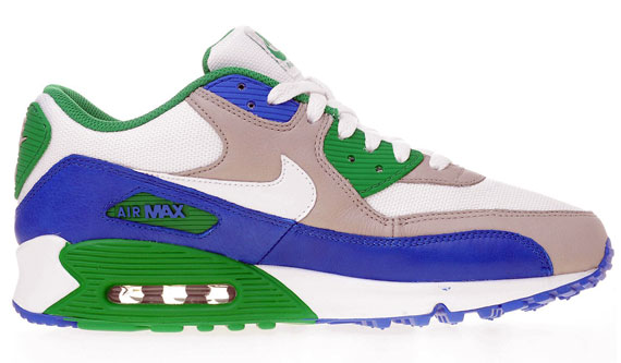 Nike Air Max 90 Grey White Lucky Green Jdsports 04