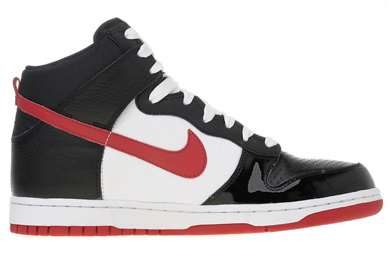 Nike Dunk High Black Varsity Red White 3