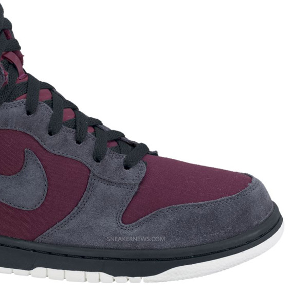 Nike Dunk High Deep Garnet Anthracite 4