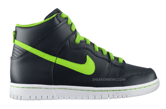 Nike Dunk High Gs Blk Neon 02