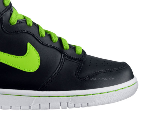 Nike Dunk High Gs Blk Neon 03