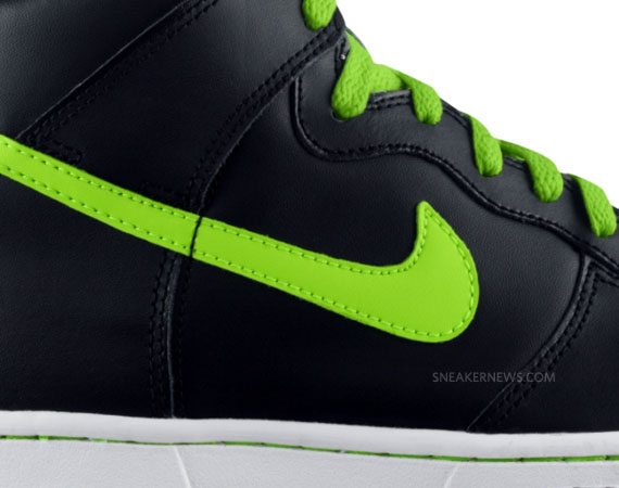 Nike Dunk High Gs Blk Neon 05