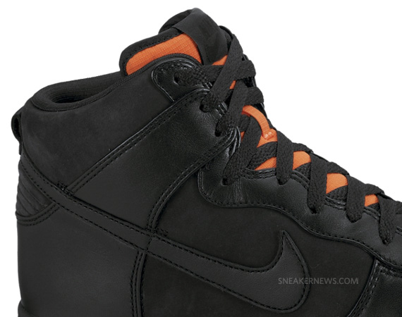 Nike Dunk High Premium - Black - Orange Blaze