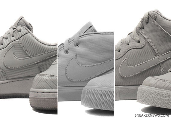 Nike Air Force 1 + Dunk High AC + Toki - Grey Perf Pack