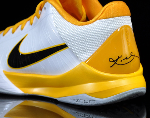 Nike Zoom Kobe V (5) - White - Black - Del Sol | Available