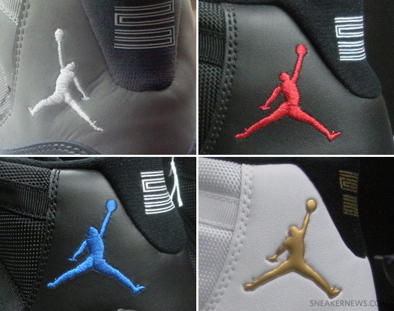 Air Jordan XI Retro 'Cool Grey' - Reverse Jumpman