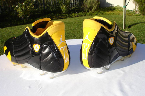 Air Jordan Xiv Jason Taylor Washington Redskins Pe Cleats 03