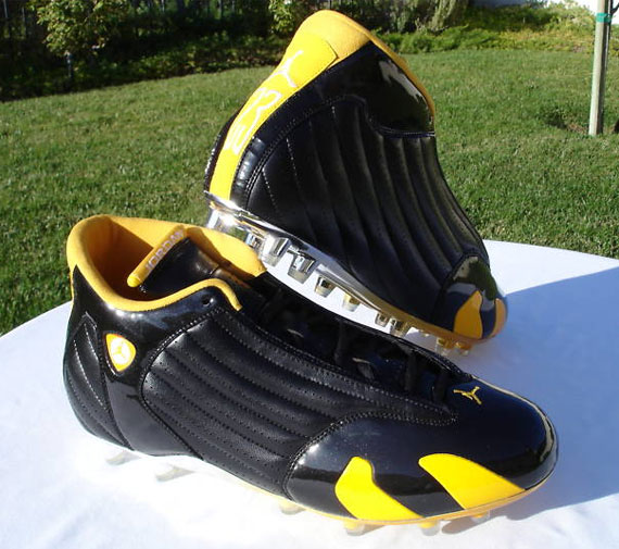 Air Jordan Xiv Jason Taylor Washington Redskins Pe Cleats 06