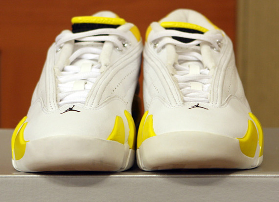 Air Jordan Xiv Low Wmns White Yellow Unreleased Sample 02