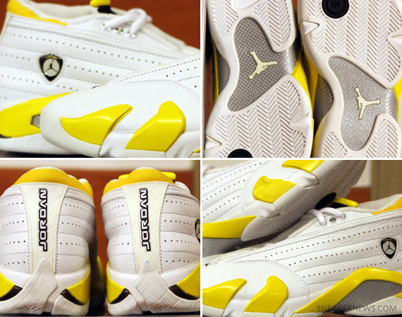 Air Jordan XIV (14) Low WMNS - White - Varsity Maize | Unreleased Sample