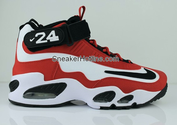 Nike Air Griffey Max 1 White Black Sport Red Metallic Silver Sneakerhotline 04