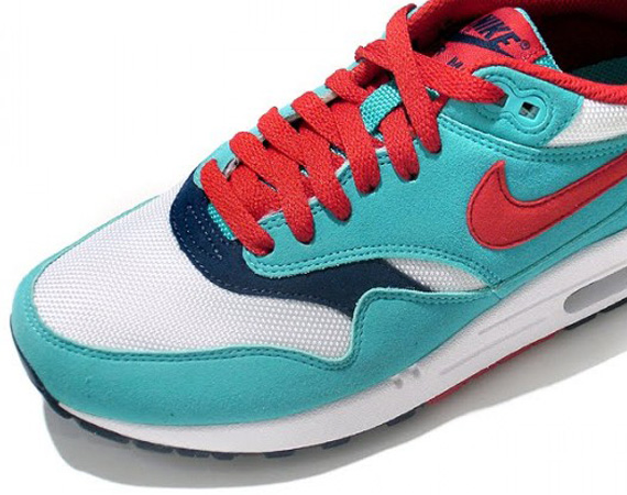 Nike Air Max 1 - Turquoise - Red - Navy - White