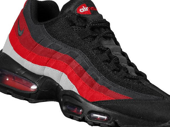 Nike Air Max 95 - Black - Neutral Grey - Varsity Red