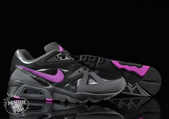 Nike Air Structure Triax 91 Black Plum Red 014