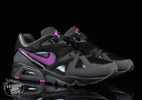 Nike Air Structure Triax 91 Black Plum Red 05