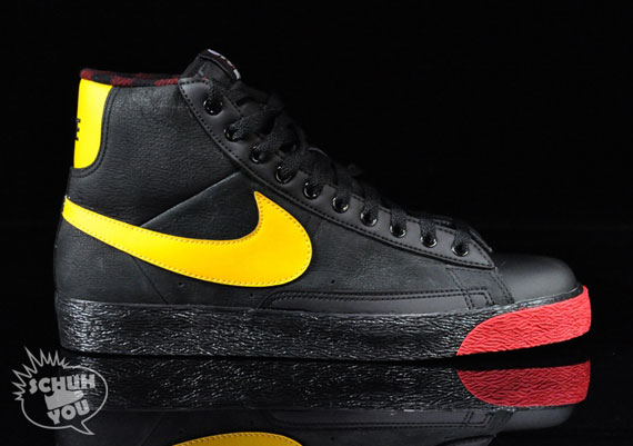 Nike Blazer Mid Blk Yellow Red 06