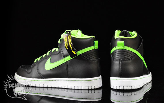 Nike Dunk High Gs Glow Blk 01