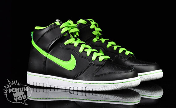 Nike Dunk High Gs Glow Blk 02