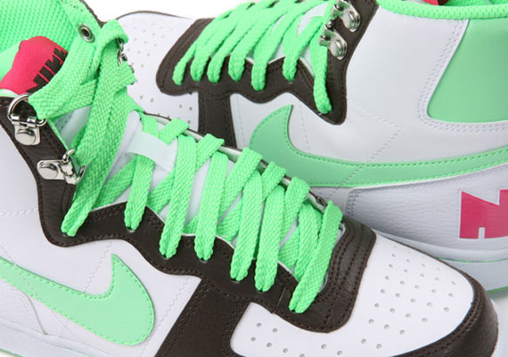 Nike WMNS Terminator High Basic – White – Neo Lime