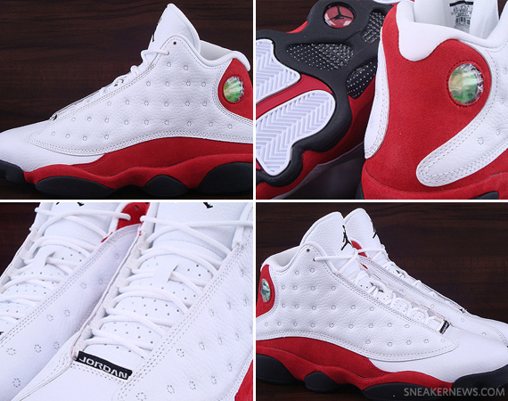 Air Jordan 13 Retro – White – Varsity Red | Available on eBay