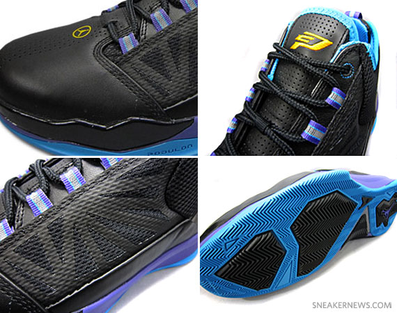 Air Jordan CP3.IV - Black - Varsity Purple - Orion Blue - Sunstone