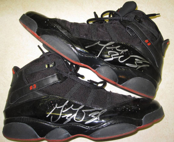 Jordan Six Rings Gerald Wallace Game Worn Autographed Pe 01