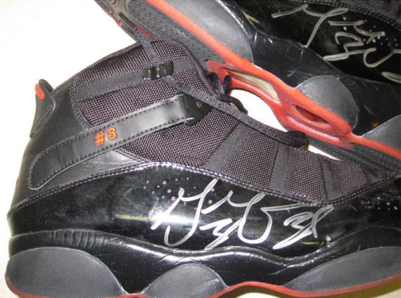 Jordan Six Rings Gerald Wallace Game Worn Autographed Pe 03