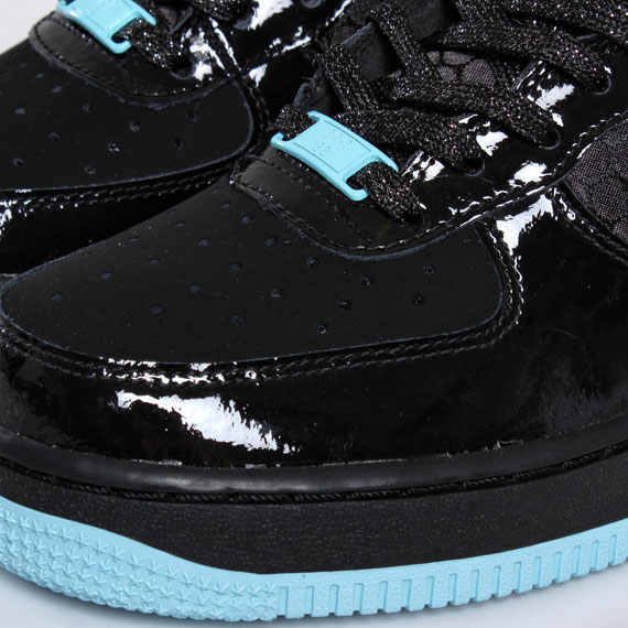 Nike Air Force 1 Low 07 Gs Black Still Blue White 09