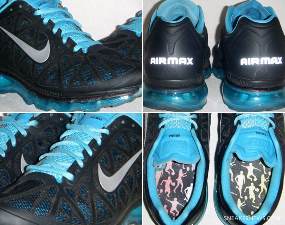 Nike Air Max 2011 - Black - Metallic Silver - Chlorine Blue | Sample on eBay