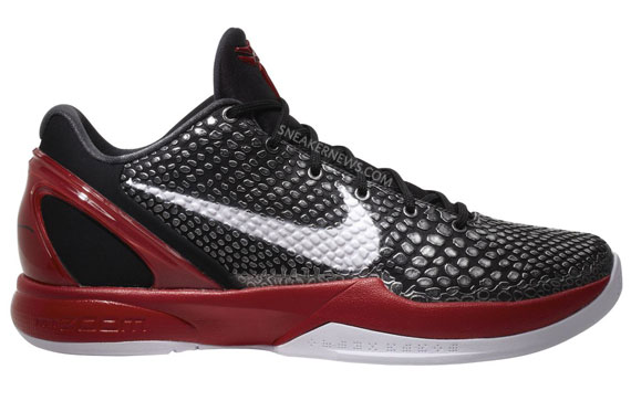 Nike Zoom Kobe Vi Black Varsity Red White 05