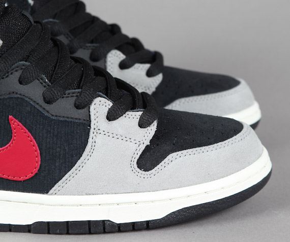 Nike SB Dunk Mid Pro – Black – Varsity Red – Mean Green | Available