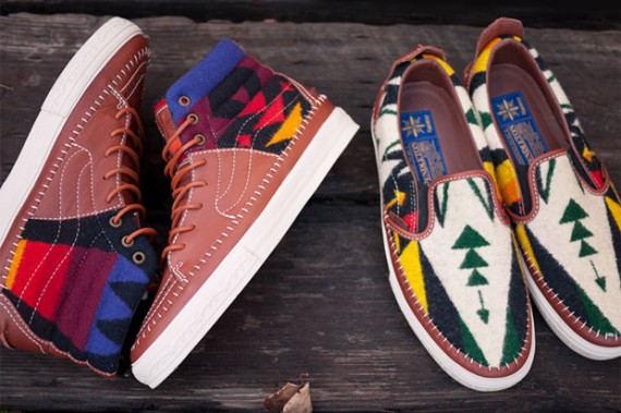 Pendleton x Taka Hayashi x Vans Vault Sk8-Hi + Slip-On