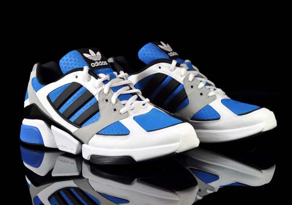 Adidas Mega Torsion White Black Royal Blue 04