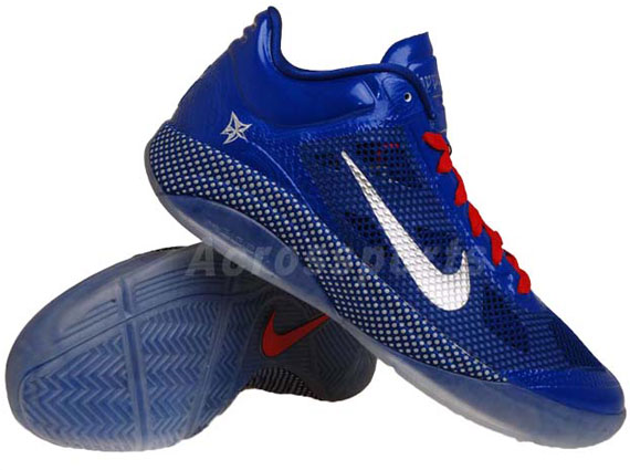 Nike Zoom Hyperfuse Low 2011 All Star Drenched Blue Metallic Silver Sport Red 02