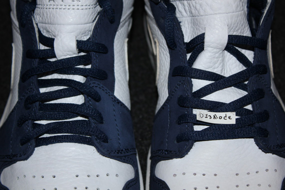 Air Jordan 1 Obsidian White Unreleased Jumpman Sample 10