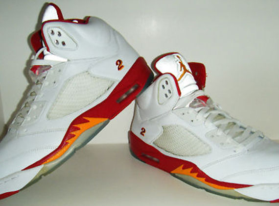 Air Jordan V – Joe Johnson Atlanta Hawks Home PE