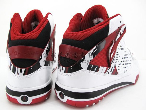 Air Jordan Phase 23 Hoops - White - Varsity Red - Black