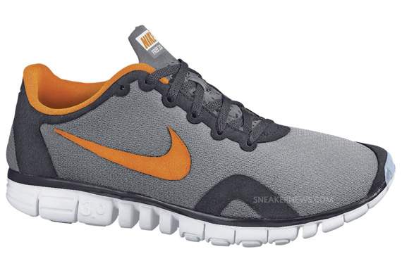 Nike Free 3.0 V2 Anthracite Total Orange Cool Grey 02