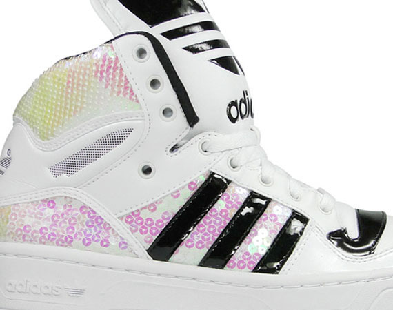 adidas Originals Metro Attitude Logo - Black - White - Sequins