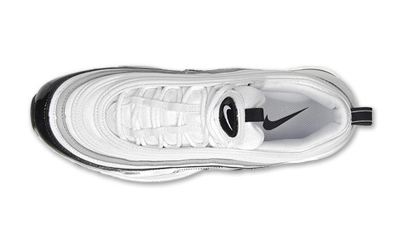 Nike Air Max 97 White Black Patent Silver Finishline 02